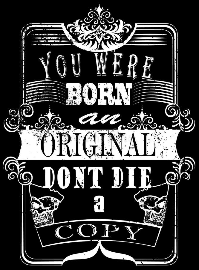 banner black font white and Stock T Vintage Slogan Shirt Design Man Graphic Vector