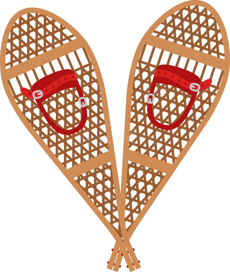 Vintage Snowshoes stock vector. Illustration of season 58698811