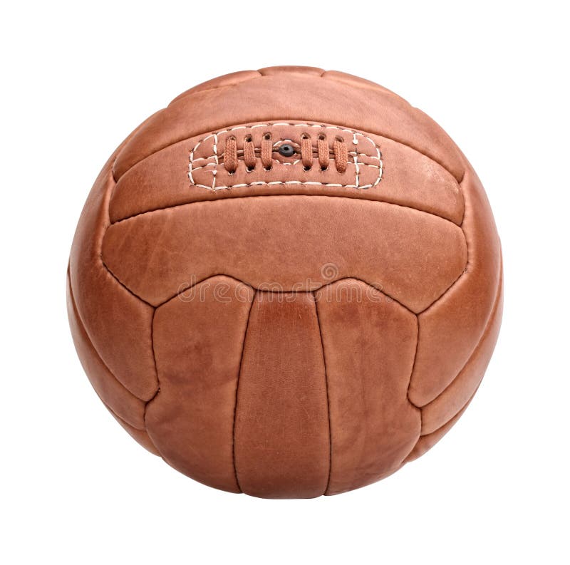 Vintage soccer ball stock photo. Image of vintage, handmade 72289714