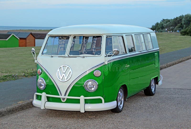 Yellow bus stock photo. Image of vehicle, caravan, volkswagen - 16783896