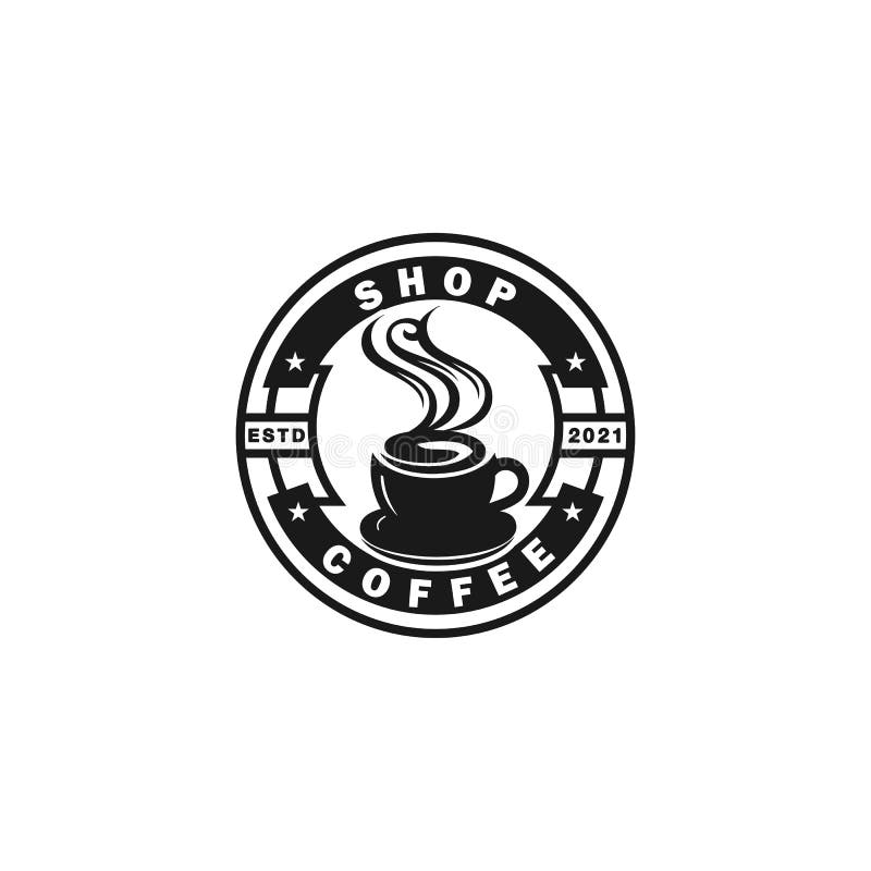Vintage Circle Stamp Emblem Sticker Logo Design Template Idea and