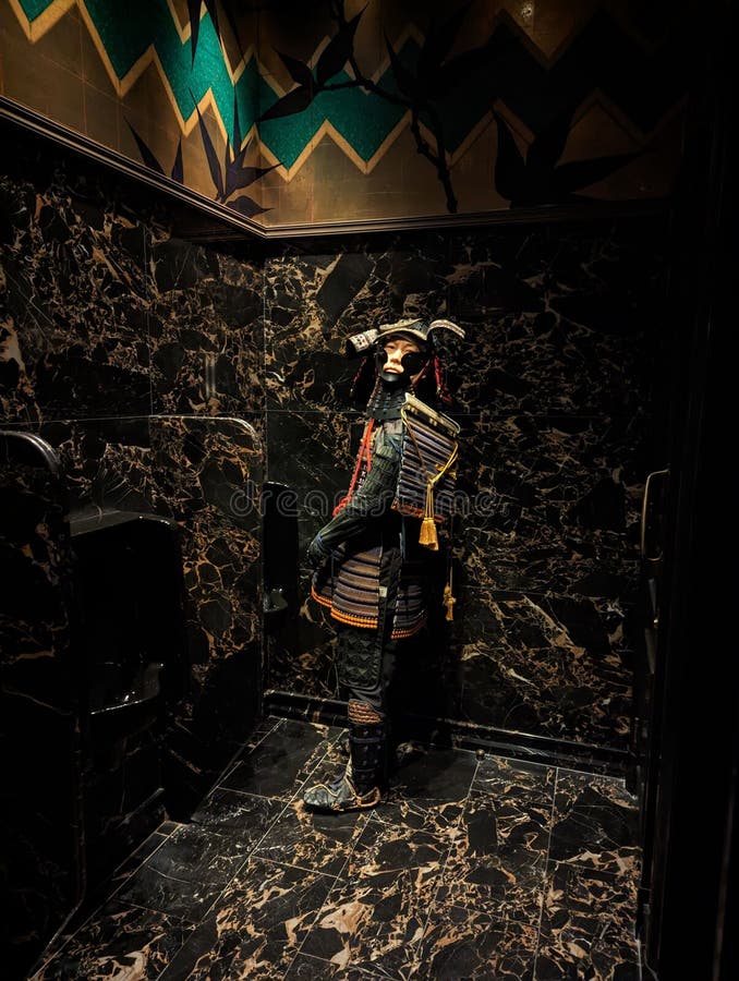 Vintage Statue in the Modern Bathroom Stock Image Image of sculpture