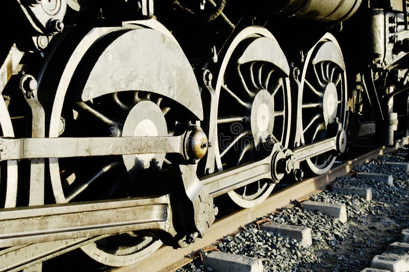 Vintage steam train preparing to depart from Swakopmund station on Namibia's westcoast. Warm steam stock images, royalty-free photos and pictures