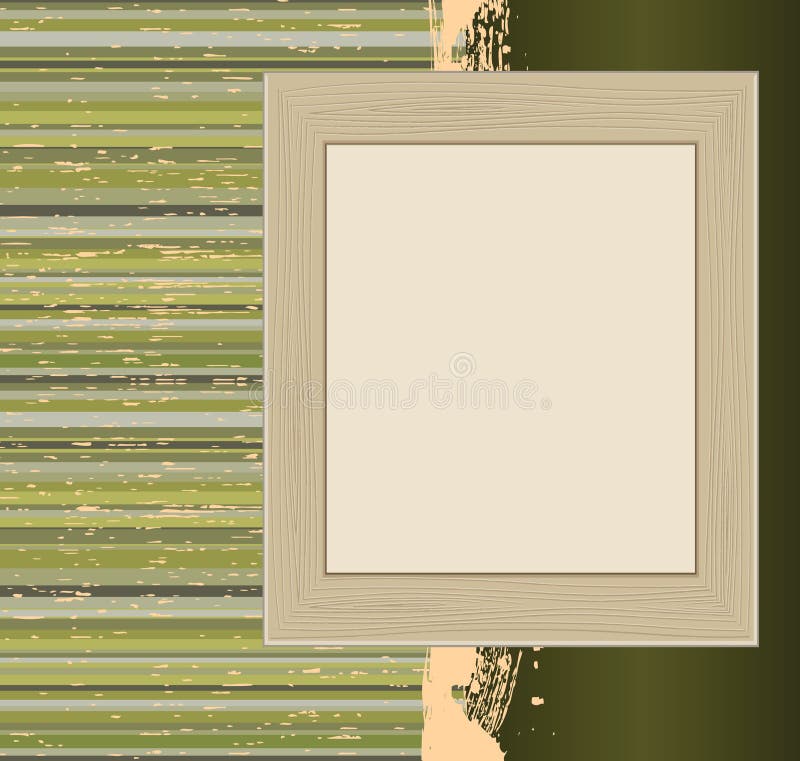 Vintage striped grunge banner