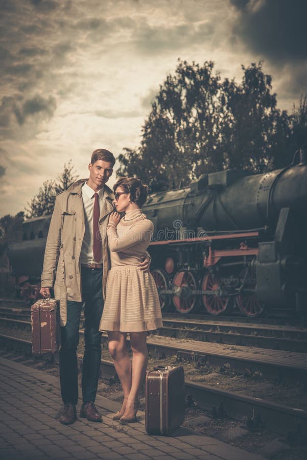 Vintage style couple