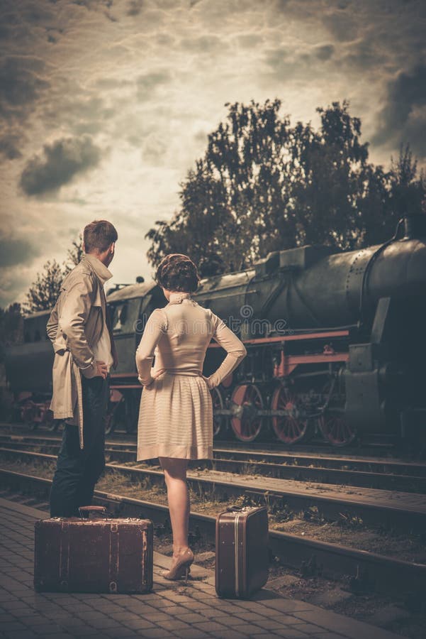 Vintage style couple