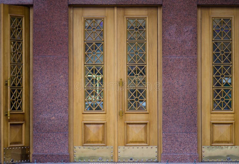 Vintage style doors stock photo. Image of entrance, empty 90185872