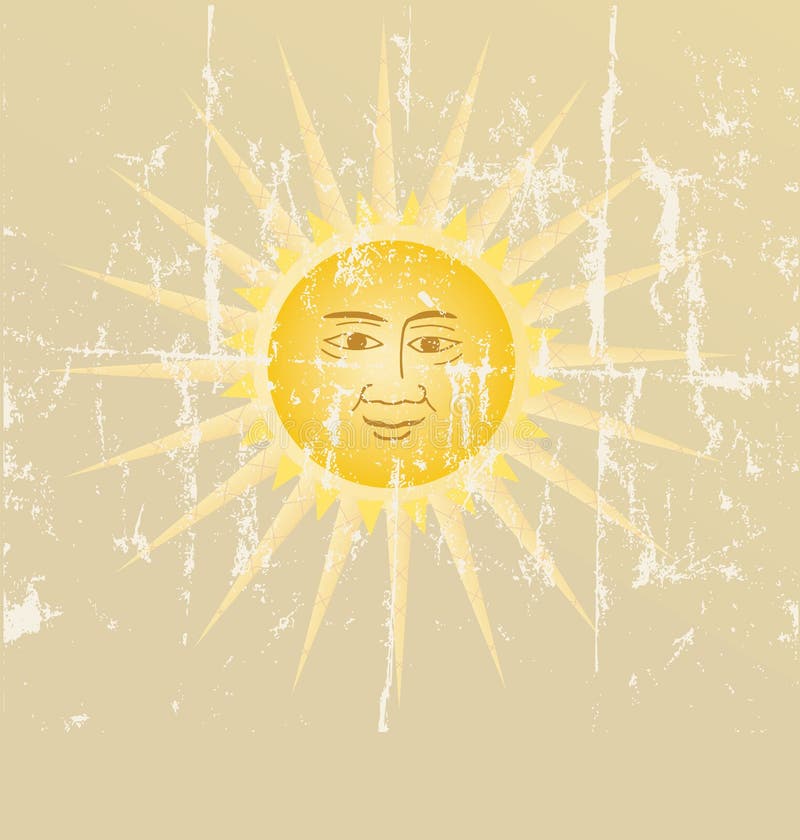 Download Vintage sun stock vector. Illustration of light, element - 25530953
