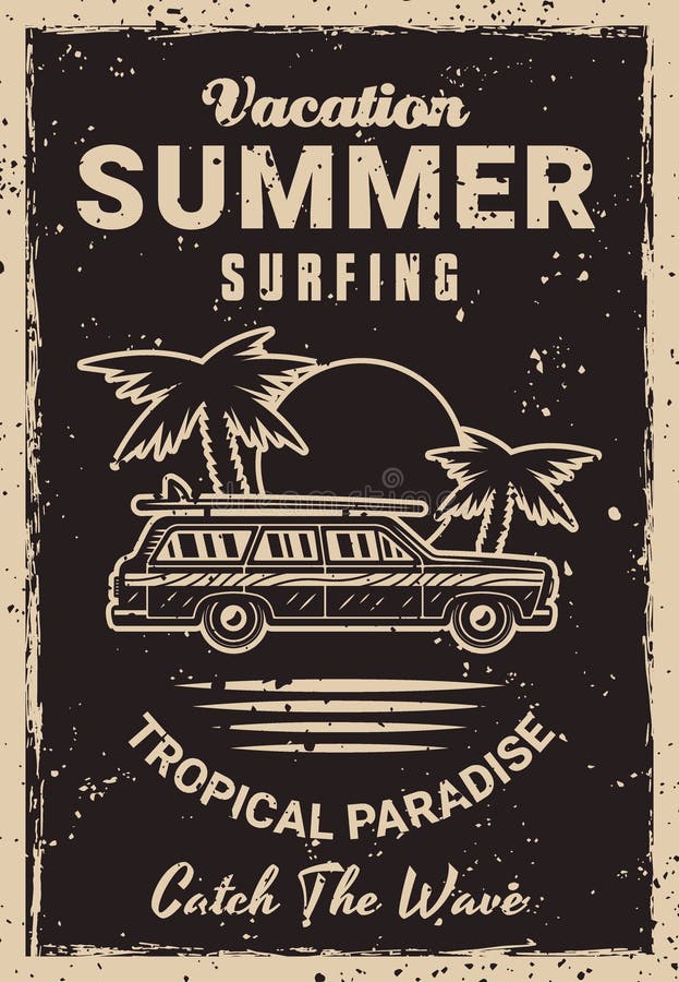 Austin Retro Sunset Surfing Hippie Van Art T Shirt Austin Retro Sunset Surfing Hippie Van Art T Shirt