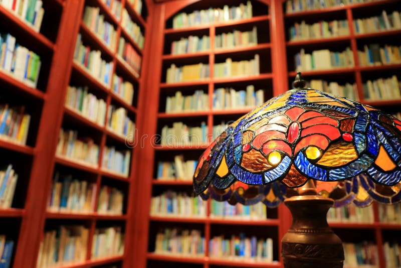 Antique Books In The Old Library Stock Photo, Picture and Royalty