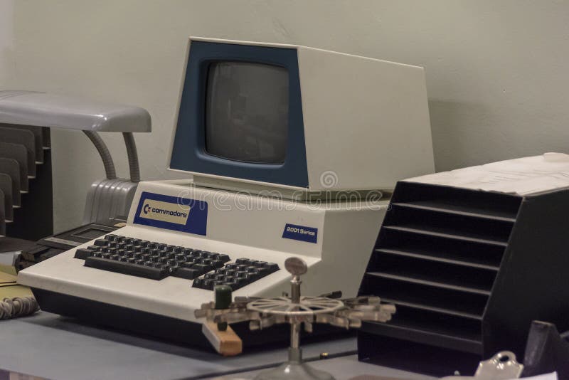 A vintage Commodore 2001 Series personal computer, a relic of the cold war, is on display at the Diefenbunker Museum in Carp, Ontario just outside Ottawa. A vintage Commodore 2001 Series personal computer, a relic of the cold war, is on display at the Diefenbunker Museum in Carp, Ontario just outside Ottawa