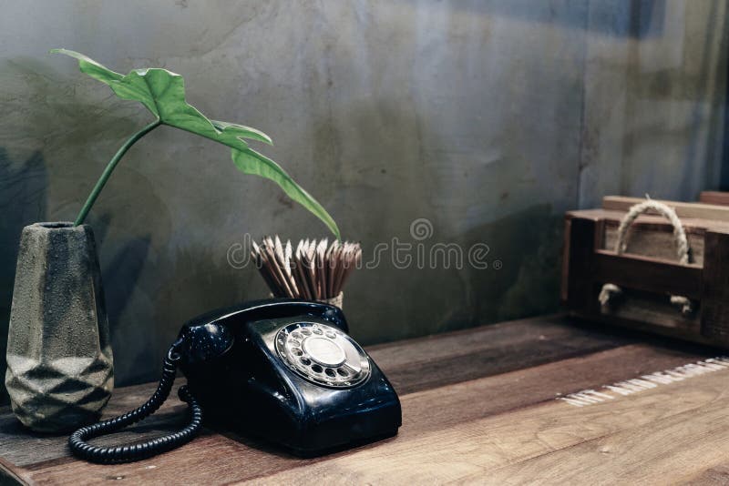 Telephone vintage style retro - Location deco retro vintage