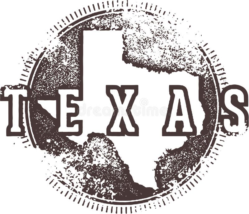 Vintage Texas Sign illustration stock Vintage Texas Sign illustration stock