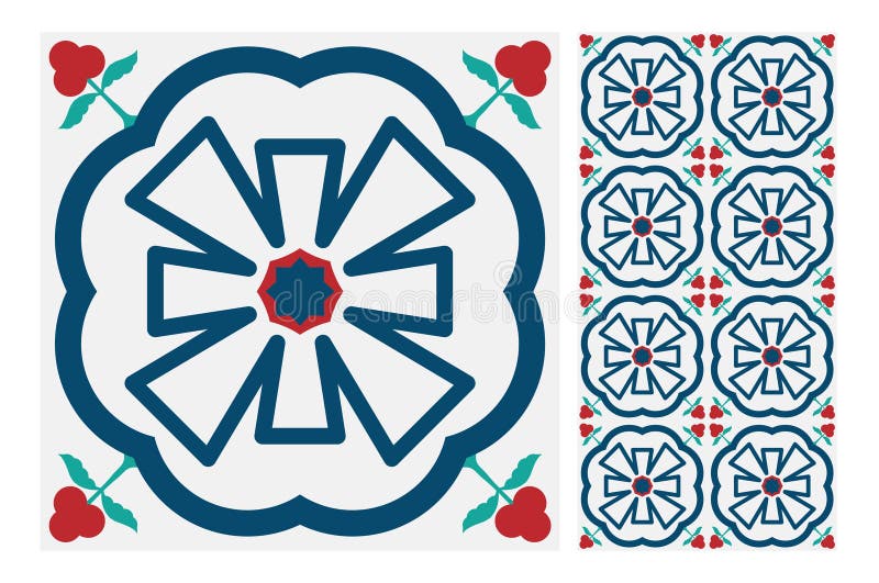 Download Vintage tile vector stock vector. Illustration of element - 92780721