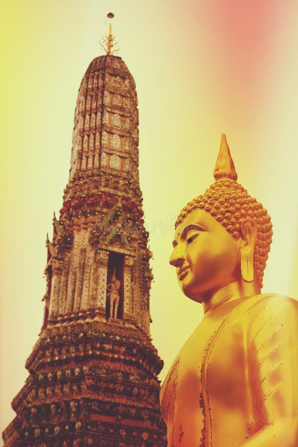 Vintage Toned Buddha Statue Stock Photo Image of spirituality