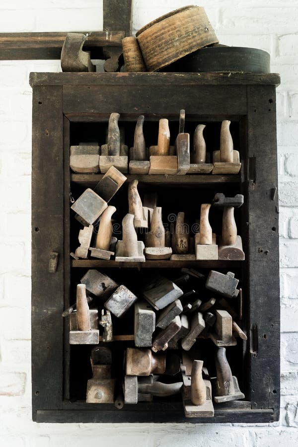 Vintage Tools for Working with Wood Stock Photo - Image of working