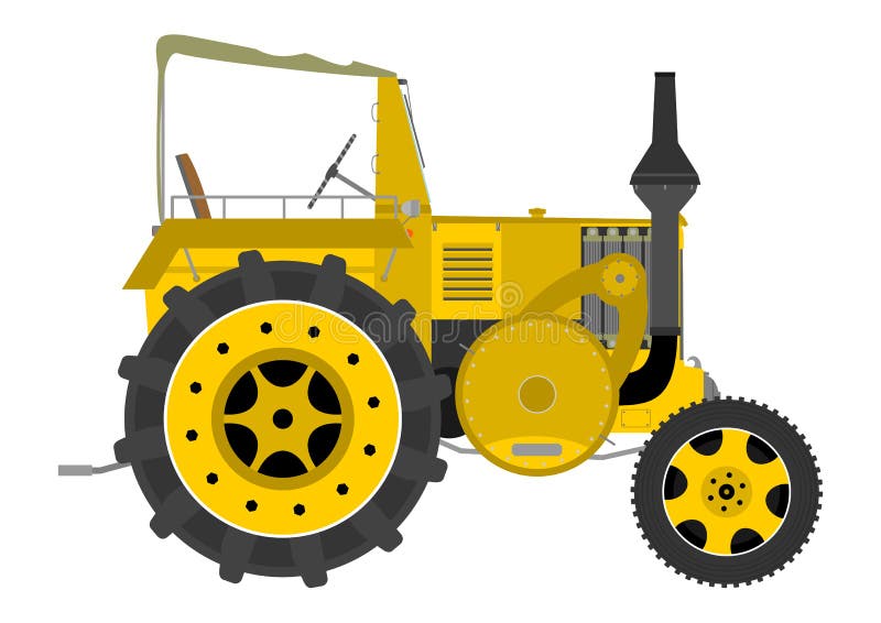 Download Vintage tractor stock vector. Illustration of equipment - 36335511