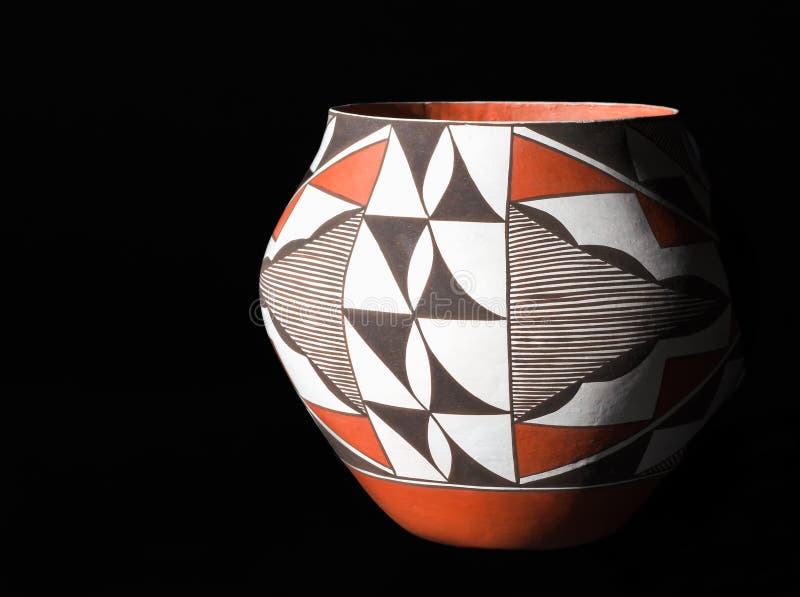 Traditional Native American Pueblo Pottery stock photo Traditional Native American Pueblo Pottery stock photo