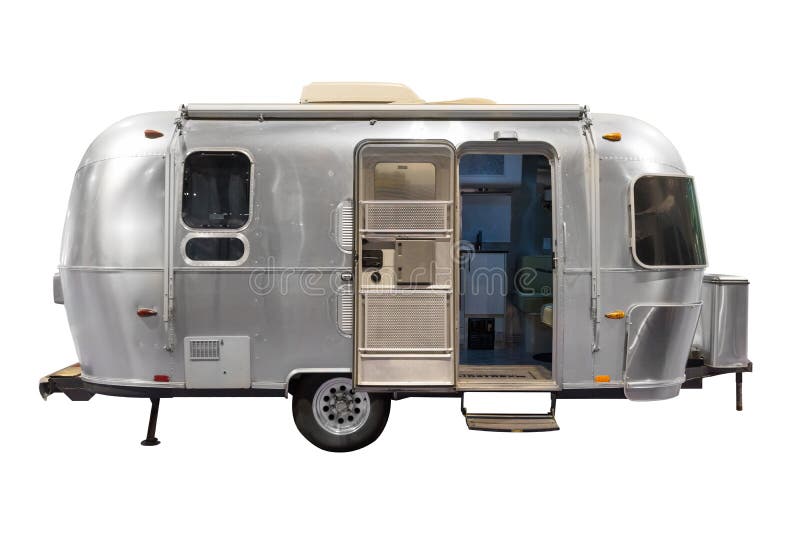 Vintage trailer royalty free stock photography