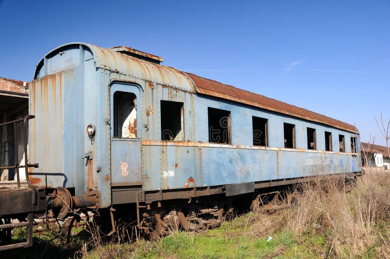 Vintage train cars