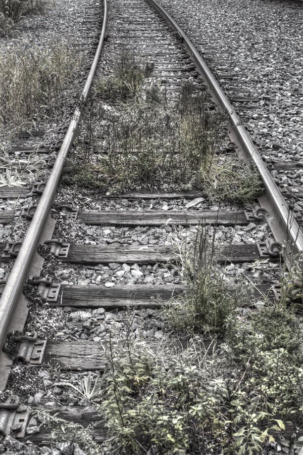 Vintage train track stock photo. Image of tracks, single 78266802