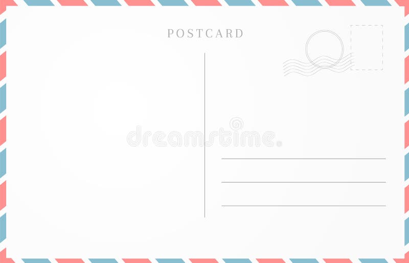 Printable Postcards DIGITAL DOWNLOAD 2 Designs, Lined & Blank