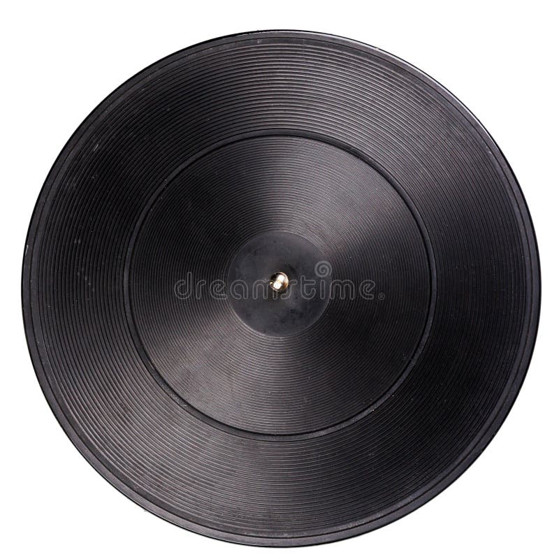 Vintage Turntable Platter with Rubber Mat Stock Photo Image of retro