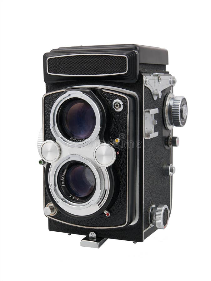Vintage Twinlens Reflex Camera Stock Photo Image of retro, medium