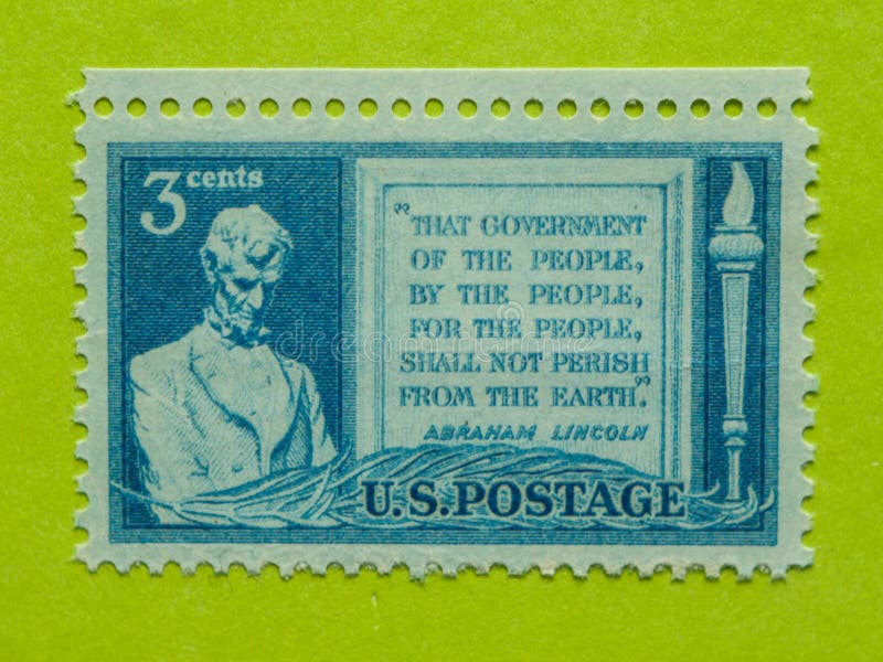 Vintage USA postage stamp royalty free stock photos