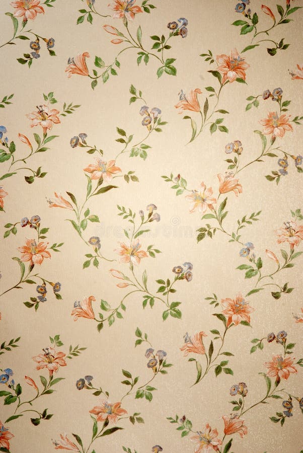 Vintage wallpaper stock image. Image of pattern, background 19828345