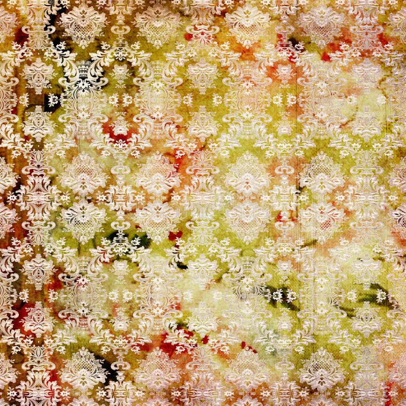 Vintage wallpaper stock illustration