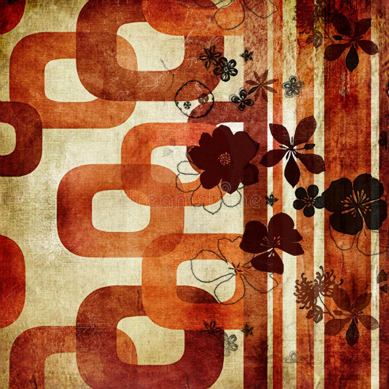 Vintage wallpaper stock illustration. Illustration of decorative 6799305