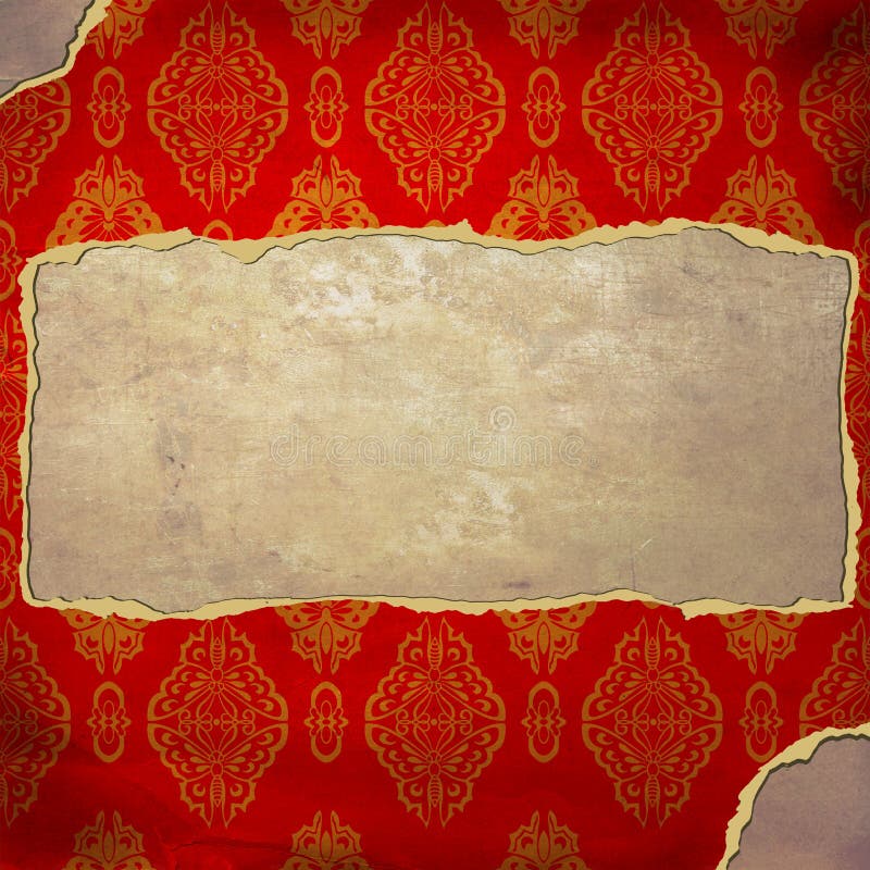 Vintage wallpaper stock illustration. Illustration of decorative 9847732