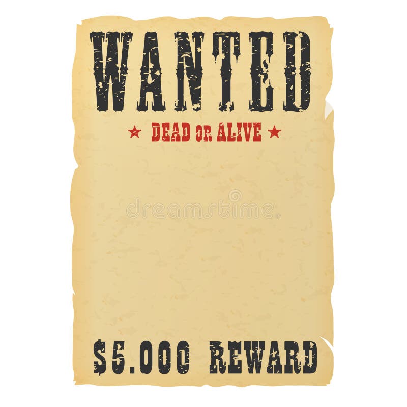 Wanted Dead Or Alive Vintage Western Poster -Metal Sign For Indoor or  Outdoor