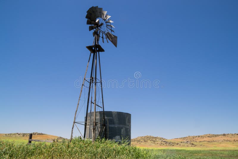 The vintage windmill. stock photo The vintage windmill. stock photo