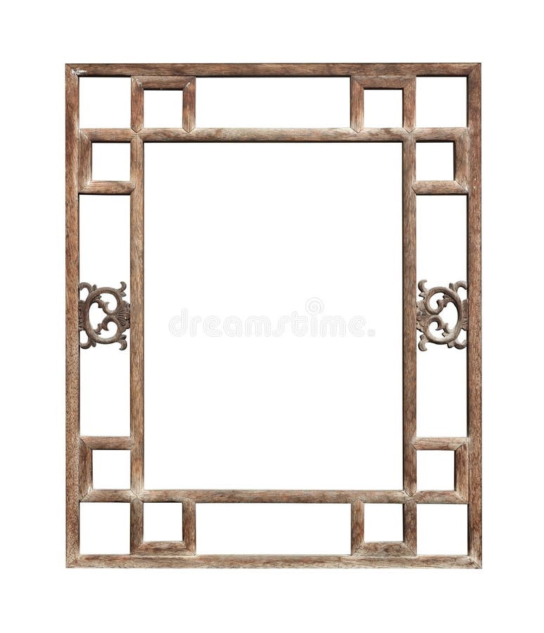 Vintage window frame