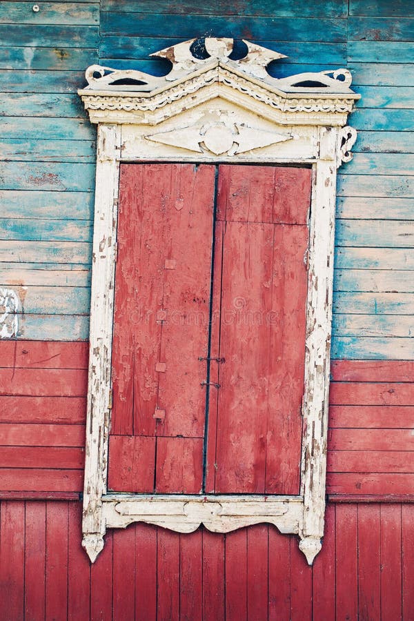 Vintage window and old stone wall textured wallpaper background