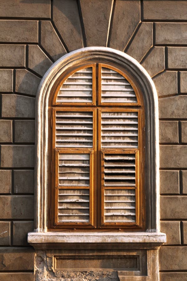 Vintage Window with Shutters Stock Photo Image of harmony, artistic