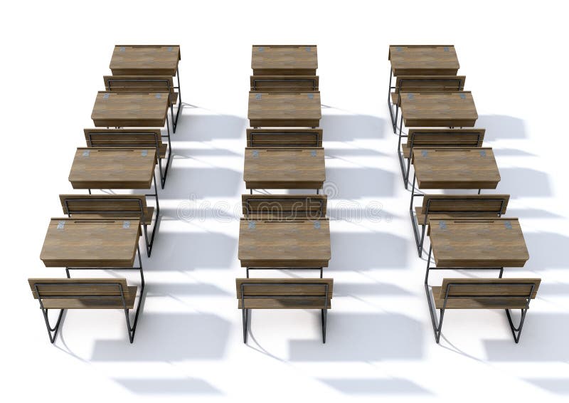 Vintage Wooden School Desk stock image. Image of desk 70958311