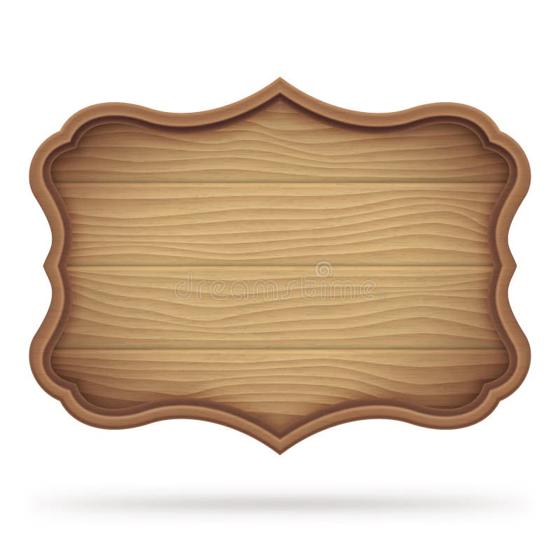 Wooden board old wood Royalty Free Vector Image