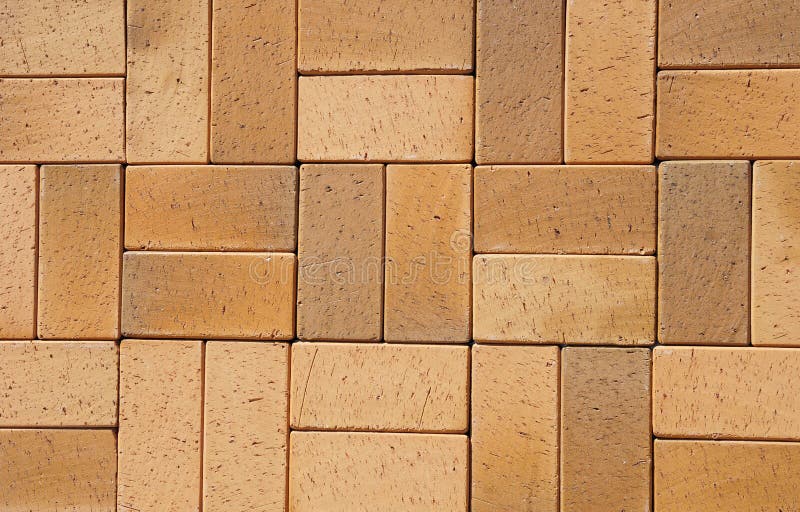 Vintage Yellow Brown Ceramic Clinker Pavers for Patio as a Textured Background for Your Text. Beautiful Luxury German Vintage Yellow Brown Ceramic Clinker Pavers stock photography Vintage Yellow Brown Ceramic Clinker Pavers for Patio as a Textured Background for Your Text. Beautiful Luxury German Vintage Yellow Brown Ceramic Clinker Pavers stock photography
