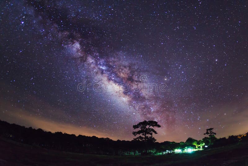 Milky Way at Phu Hin Rong Kla National Park,Phitsanulok Thailand. Milky Way at Phu Hin Rong Kla National Park,Phitsanulok Thailand