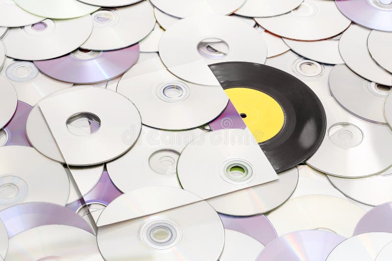 Vinyl and cds stock photo. Image of audio, cover, disk 116653200