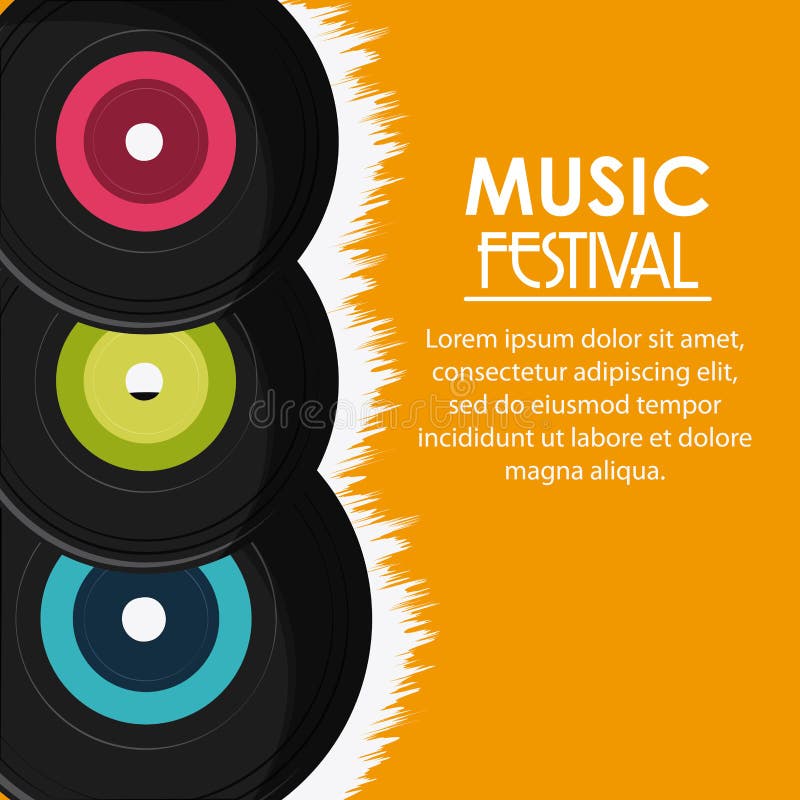 Vinyl music sound media festival icon. Vector graphic stock illustration Vinyl music sound media festival icon. Vector graphic stock illustration