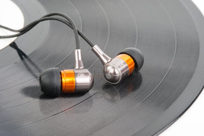 Vinyl Record and Headphones Stock Photo Image of design, record 82262670