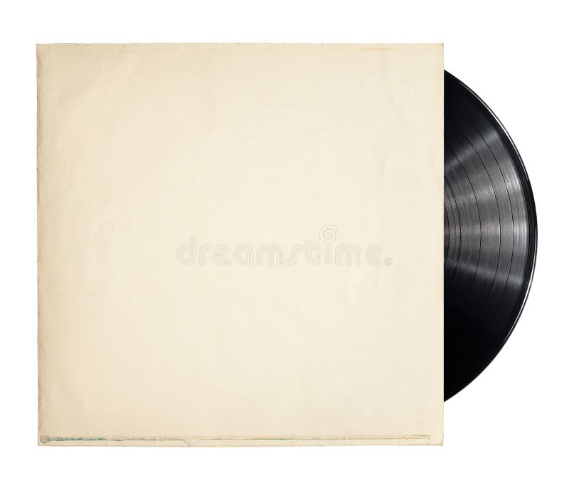 Vinyl Record with Blank Cover Stock Illustration Illustration of