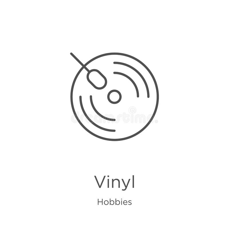 vinylsymbolsvektor från hobbysamling Tunn linje illustration f?r vektor f?r vinyl?versiktssymbol ?versikt tunn linje vinylsymbol royaltyfri illustrationer vinylsymbolsvektor från hobbysamling Tunn linje illustration f?r vektor f?r vinyl?versiktssymbol ?versikt tunn linje vinylsymbol royaltyfri illustrationer