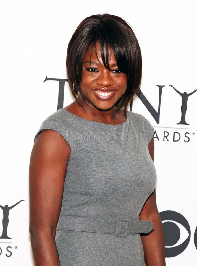 Actress Viola Davis, nominated for a Tony Award for best actress in the Broadway drama Fences, greets the media in the Meet the Nominees gathering in New York City in the run-up to the 64th Annual Tony Awards.