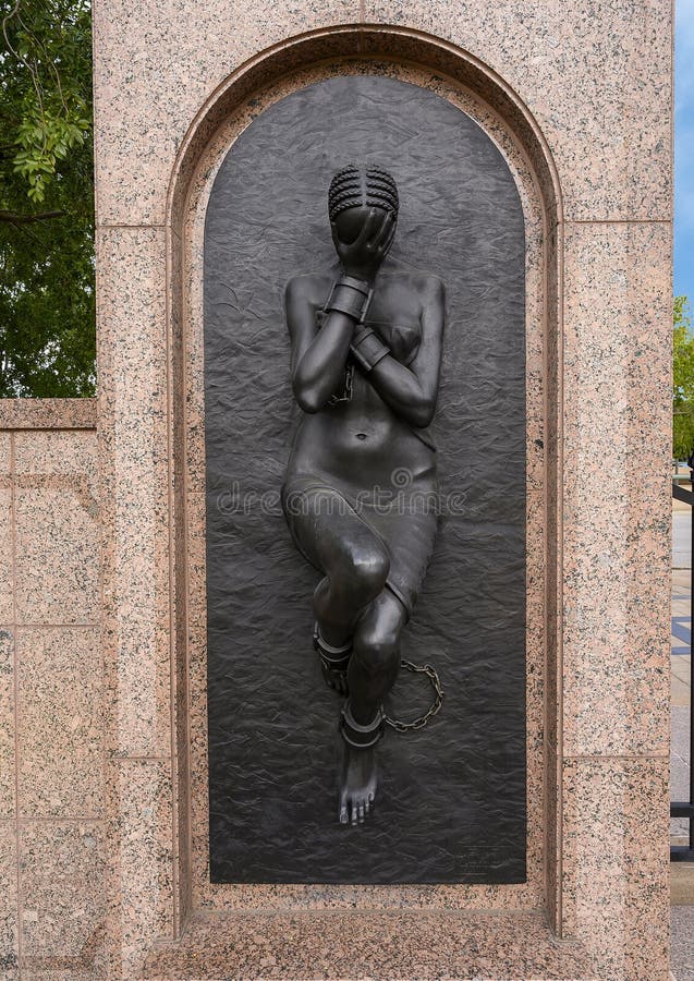 Pictured is a bronze sculpture titled `Violated Soul` by David Newton inside the Freedman`s Cemetery Memorial in Dallas, Texas.  David Newton is an American sculptor and artist who was selected after a national search for the commission for the Memorial.  The statue is a symbolic of the violation of African women and the degrading nature of slavery. Pictured is a bronze sculpture titled `Violated Soul` by David Newton inside the Freedman`s Cemetery Memorial in Dallas, Texas.  David Newton is an American sculptor and artist who was selected after a national search for the commission for the Memorial.  The statue is a symbolic of the violation of African women and the degrading nature of slavery.