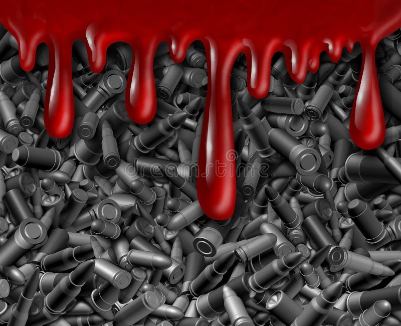 Violencia de la bala libre illustration Violencia de la bala libre illustration